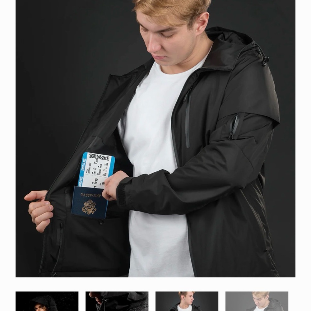 Men's Black Everyday Jacket